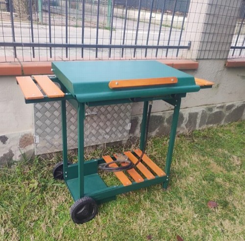 Barbecue a gas OMPAGRILL 2 griglie ghisa